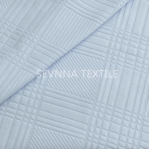 Buy Textured Recycled Swimwear Fabric Breathable Strecth SPF50 Beach Bikini at wholesale prices