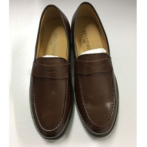 Customized OEM Mens Leather Loafers Top Grain Leather Venetian Loafers