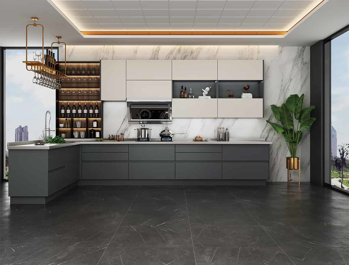 Quality Seamless 430SS Stainless Steel Kitchen Cabinets ASTM Standard for sale