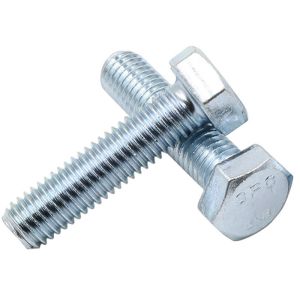 Hexagon Bolt M8 9/16 Inch Grade 4.8 Galvanized Corrosion-Resistant Industrial