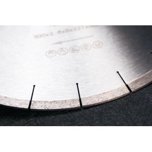 350mm 14'' U-slot Porcelain Diamond Saw Blade for Diamond Cutting Sharpness
