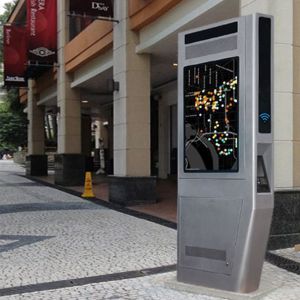 3600W 4000cd/m2 FHD 55" Interactive Touch Screen Kiosk