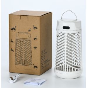 China Rechargeable Li-ion Battery Electric Shock Mosquito Insect Killer Lamp Bug Zapper Trap on sale