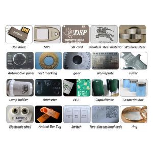 High precision parts Portable Fiber Laser Marking Machine with laser power 20W