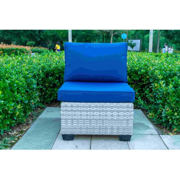 Outdoor furniture rattan living room sofa woven balcony combination rattan chair booth leisure bar home