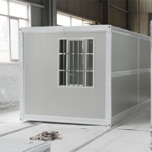 Folding Prefab Site Office Container House With Polyurethane Foam Wall