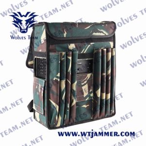 Backpack 5G Wireless Signal Jammer Anti Explosion Featuring Housing Metal