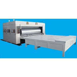 Big Diameter Roller Flexo Printing Slotting Machine / Carton Box Printing