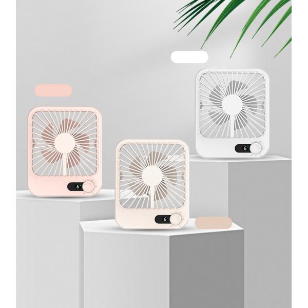 Portable Mini Cooling Fan for Office Home Rechargeable Small Foldable Personal Table