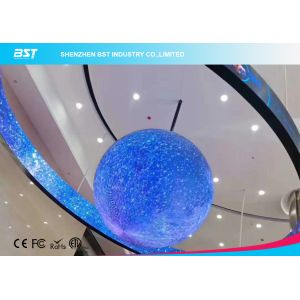 Front Servicing Flexible LED Panel Video Screen , RGB Foldable LED Screen