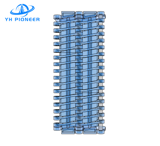 High - Stability Flat Top Modular Belt with Sidewall for Robust Material Conveying and Containment