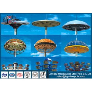 China Octagonal Hot Dip Galvanization High Mast Light Pole for Square Lighting on sale