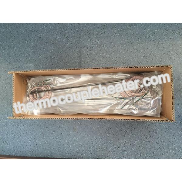 Material 304 Hot Runner Spring Coil Heater In Straight , 3.2 x 1.8mm