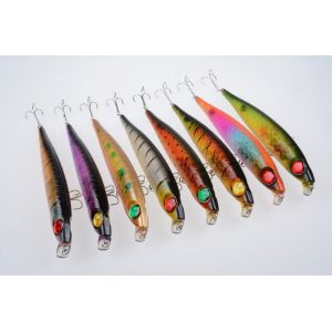 8 Colors 17.50CM/39.20g 2#Hooks Perch,Crucian,Culter Alburnus Big Minnow Lure