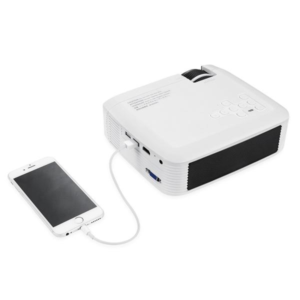 Buy RGB LED 1600 Lumen FHD 720P Home Theater Projector at wholesale prices