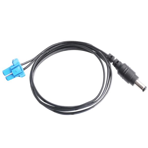 DC Plug 2.1*5.5mm Solder Type PVC Appearance Molding To TE Blue Housing 2P Female Cable Connector