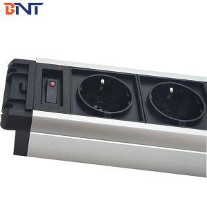 aluminum alloy material tabletop mount socket nice round edge corner design