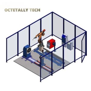 Servo Rotary Robot Automatic Welding Positioner For ARC Welding Robot