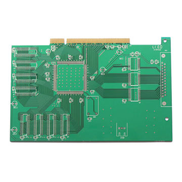 Green Rigid Double Layer Printed Circuit Board TG 150 PCB IPC Class 3 RoHS Approve