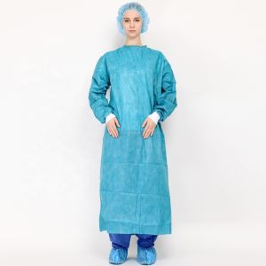 AAMI Level 1 2 3 40g SMS Disposable Isolation Gown