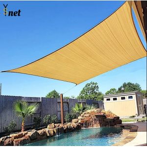High Density Polyethylene Waterproof Durable Sunshade Sail Breathable Suitable