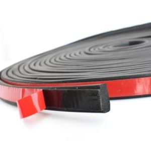 3M Tape Self-Adhesive Car Door Window Rubber Seal Strip for Moulding Application