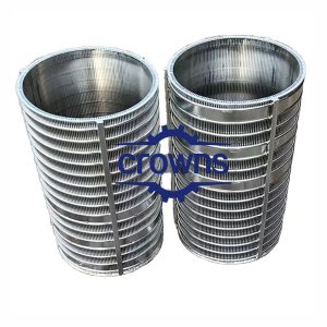 Factory Outlet ID 260mm Wedge Wire Mesh Pipe Filter Cylinder for Liquid