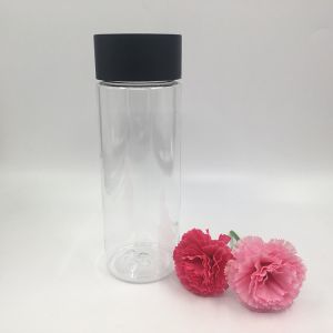 Leak Proof Plastic Milk Tea Bottle With Handle