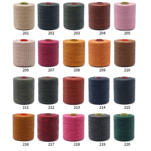 400g/16 Plys Polyester Wax Bonded Braided Thread for Leather Sewing Thread 210D