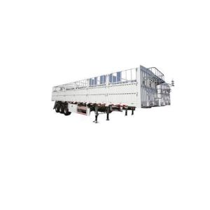 High Side Wall Stake Style Animal Transport Fence Cargo Semi Trailer With Air