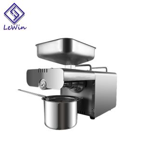 Easy Movable Domestic Oil Press Machine / Peanut Sunflower Oil Extraction