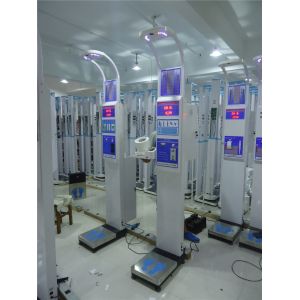 Ultrasonic Height And Weight Measuring Scale With Blood Pressure Multi Languages
