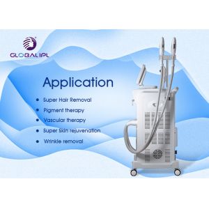 Multifunctional Laser Elight SHR IPL Machine 3 Handles Design Customizable