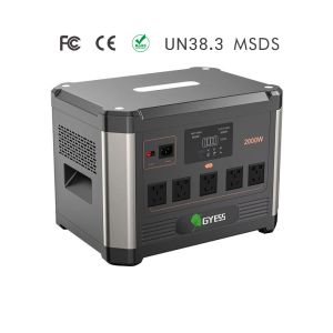 2000w Large Capacity Vehicle Power Supply With Multiple Charging Methods