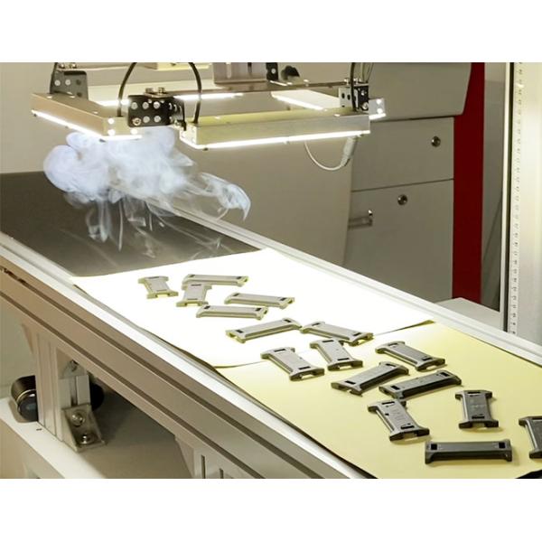 Glass And Aluminium Marking UV Flying Laser Marker Supported AI DXF