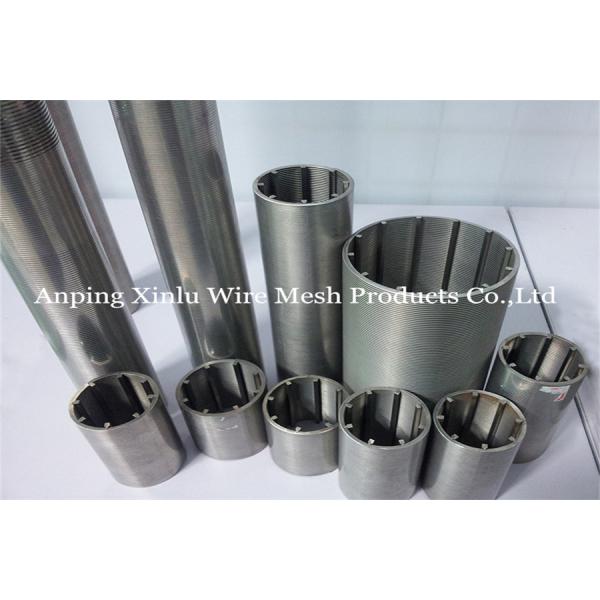 Slot 0.15mm Stainless Steel Wedge Wire Screen Pipe For Wastewater Filter