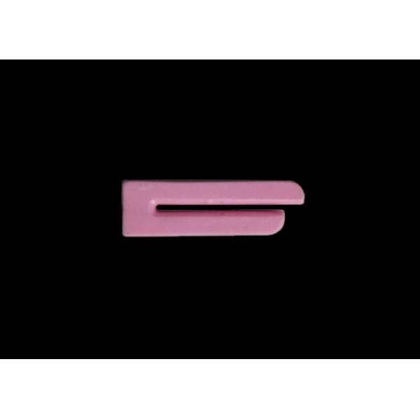 Buy 95% Pure Alumina Ceramic Parts Slotted Eyelet Guide For Textile Machinery at wholesale prices