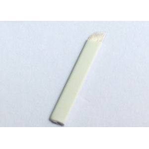 Professional Eyebrow Permanent Makeup Needles , Manual Tattoo Needles 11Pins