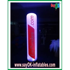 Versatile Safe Inflatable Pillar 190T Nylon Cloth With Logo Printing