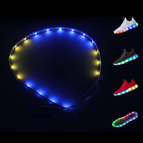 Flexible 7 Colors Usb Powered Rgb Led Strip For Tennis Shoes