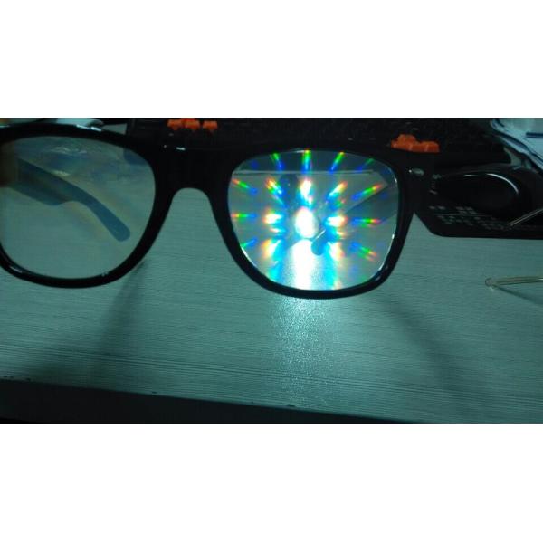 Popular PC Plastic Frame 3D Fireworks Glasses For College Party