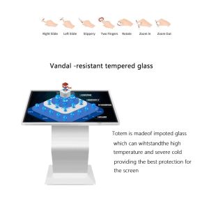 49 Inch Exhibition Hall Interactive Self Service Kiosk Vertical Touch Screen