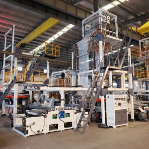 Mini LDPE LLDPE PE Film Blowing Machine Plastic Bags Making