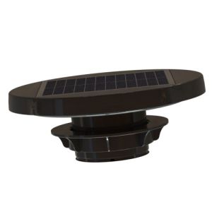 Residential Roof Attic Ventilator 5V 2W Solar Powered Attic Exhaust Fan