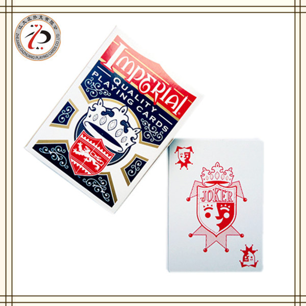 IMPERIAL CUSTOM PLASTIC COATED PLAYING CARDS