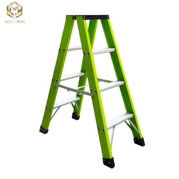 Buy 220Kg Collapsible Aluminium Telescopic Ladder Powder Coated at wholesale prices