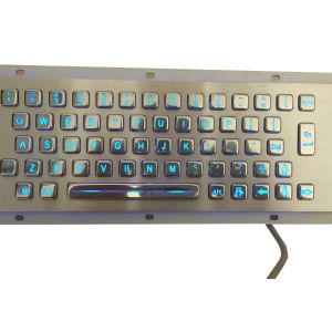 Illuminated USB Medical Grade Keyboard , Industrial Touch Screen Keyboard