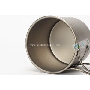 Titanium backpacking cookware cup/capacity 1100ml