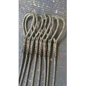 Quality Soft Eye 6x36 Wire Rope Lifting Slings Mechanically Spliced for sale