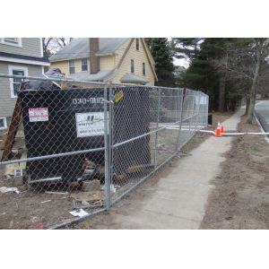Temporary Chain Link Fence 6'x12' 1.25" tube x 16 Ga wall thick